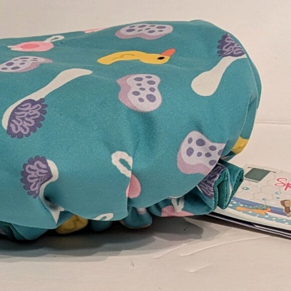 P.L.A.Y. - Shower Quack Plush Dog Toy - Crunchie & Squeaky - 7" x 7" - Picture 1 of 4